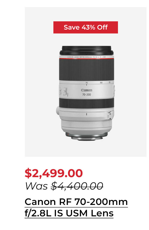 Canon RF 70-200mm f/2.8L IS USM Lens