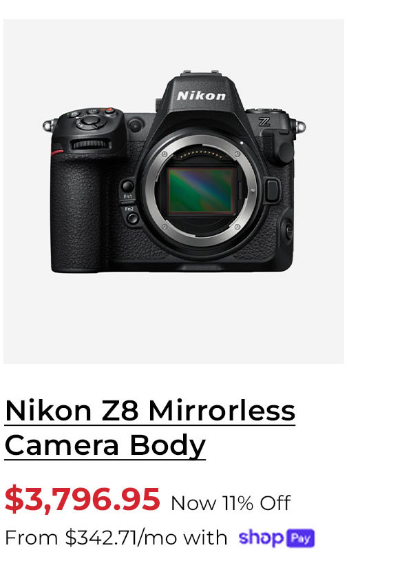 Nikon Z8 Mirrorless Camera Body
