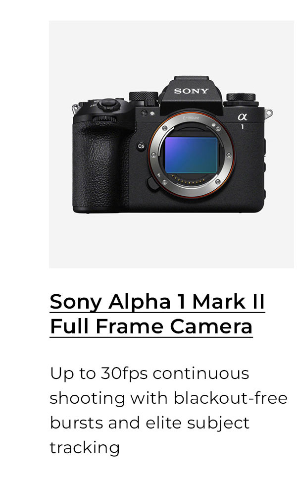 Sony Alpha 1 Mark II Full-Frame Mirrorless Interchangeable Lens Camera