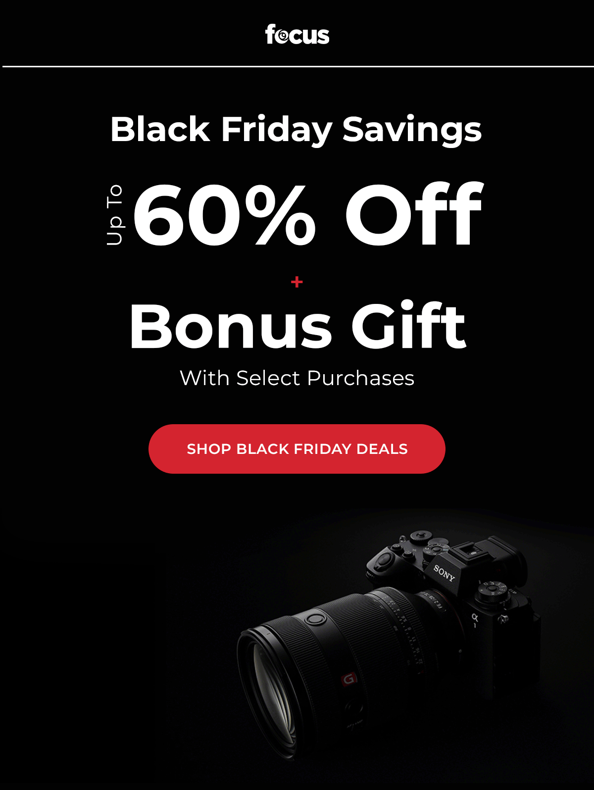 your favorite brands, black friday prices up to 60% off + bonus gift