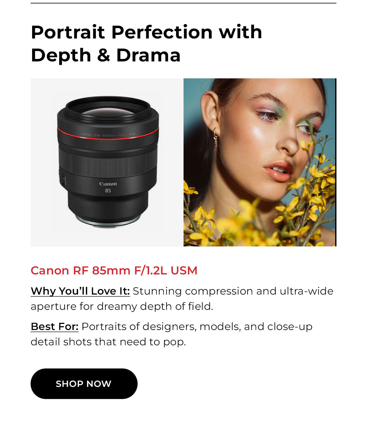 Canon RF 85mm F1.2 L USM Lens