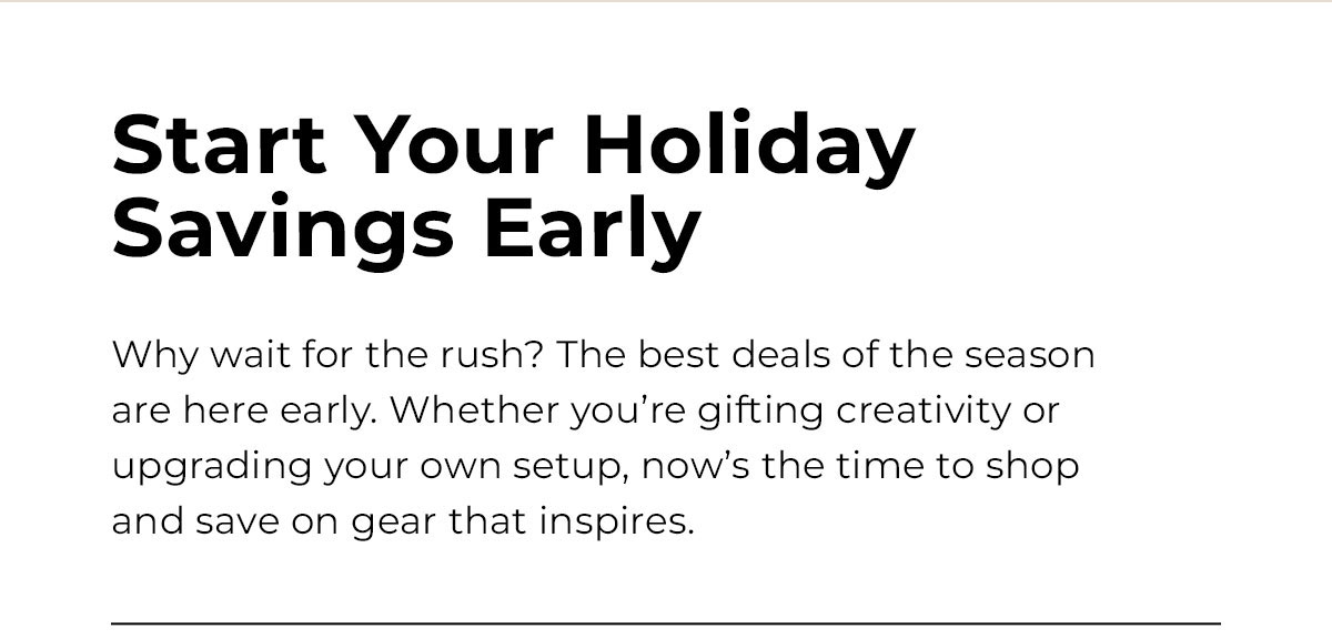 start your holiday savings early