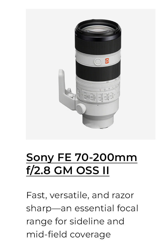 Sony FE 70-200mm F2.8 GM OSS II Full-Frame Constant-Aperture Lens (SEL70200GM2)