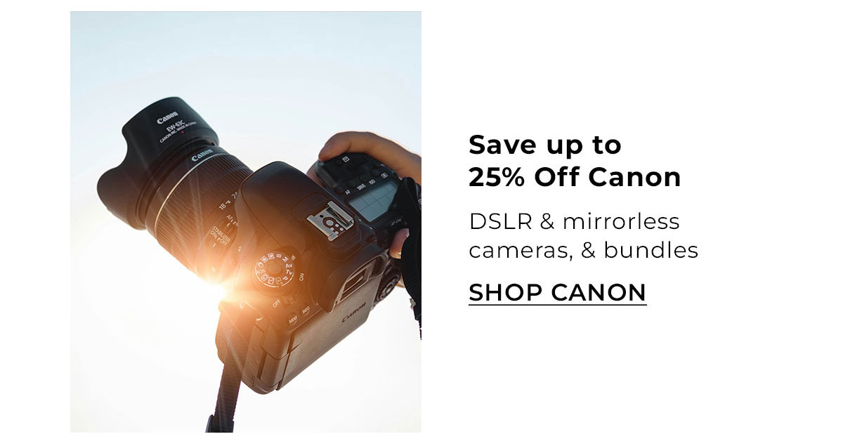 25% off canon