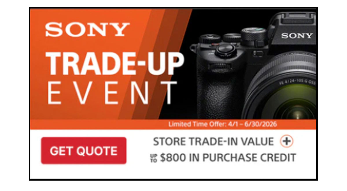 sony trade up event
