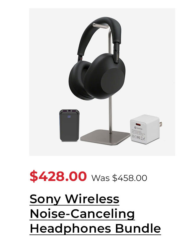 Sony WH-1000XM6 Wireless Noise-Canceling Headphones (Black) with Accessories