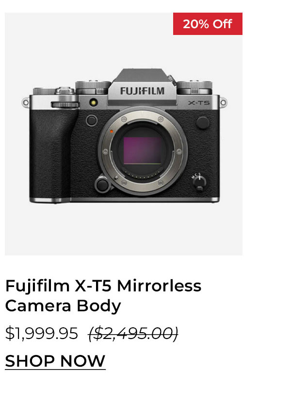 Fujifilm X-T5 Mirrorless Camera Body (Silver)