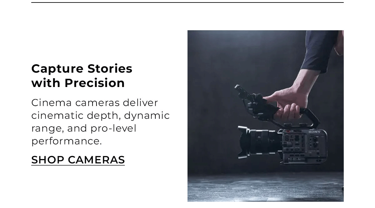 Shop cinema cameras