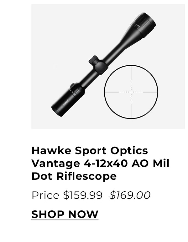 Hawke Sport Optics Vantage 4-12x40 AO Mil Dot Riflescope