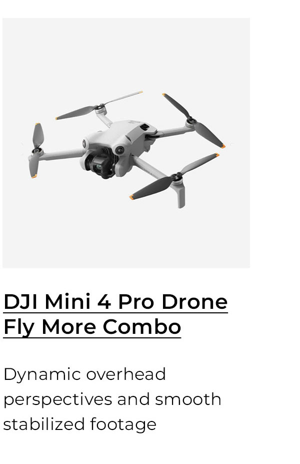 DJI Mini 4 Pro Drone Fly More Combo with DJI RC 2 Controller