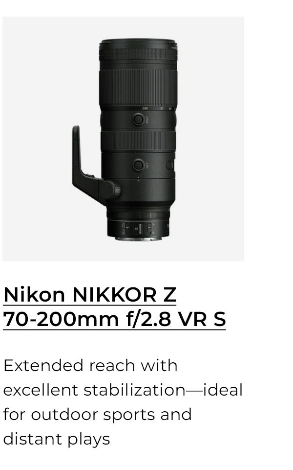 Nikon NIKKOR Z 70-200mm f/2.8 VR S Lens