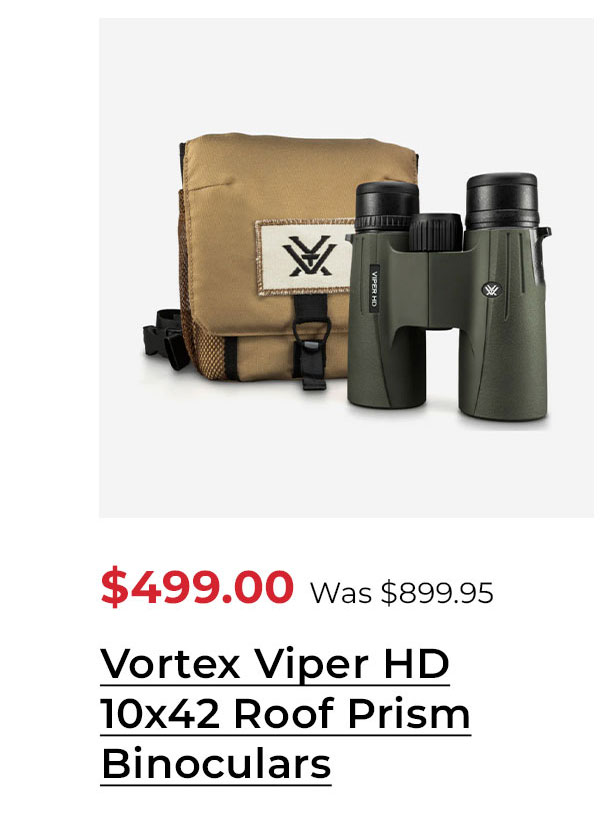 Vortex Viper HD 10x42 Roof Prism Binoculars