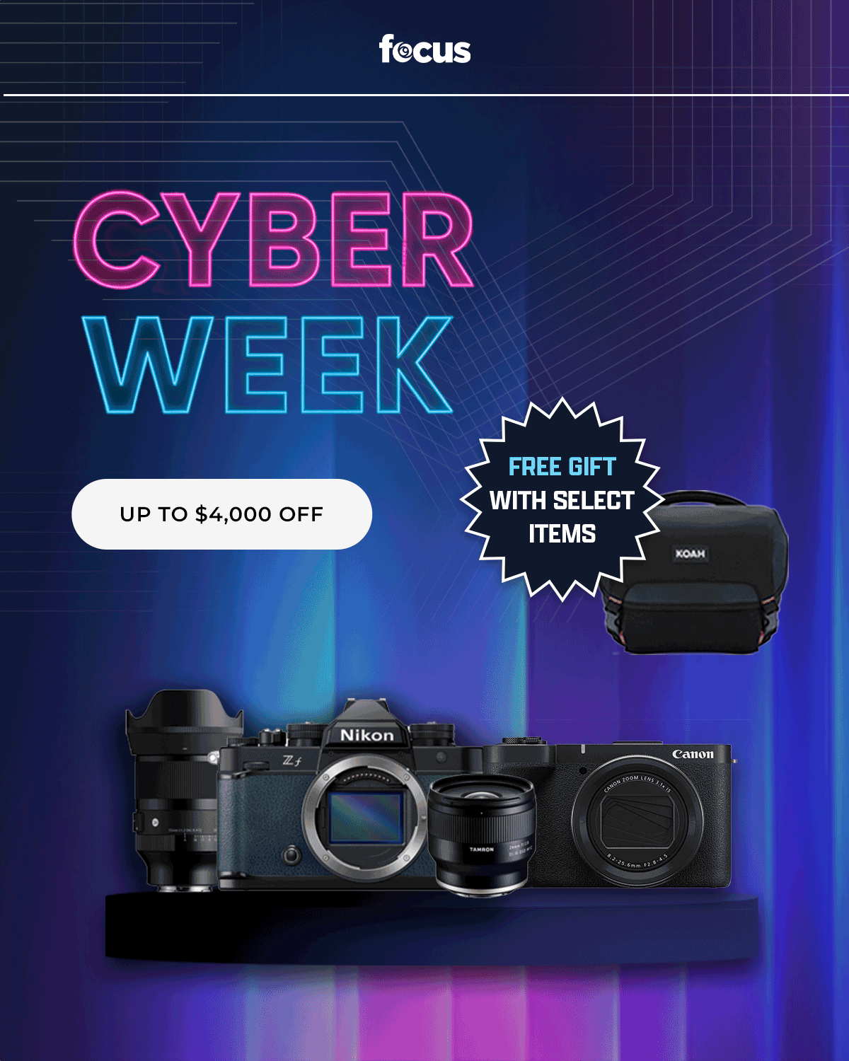 cyber week: up to $4,000 off