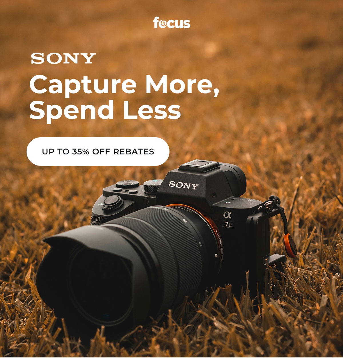 sony capture more spend less 35% off rebates