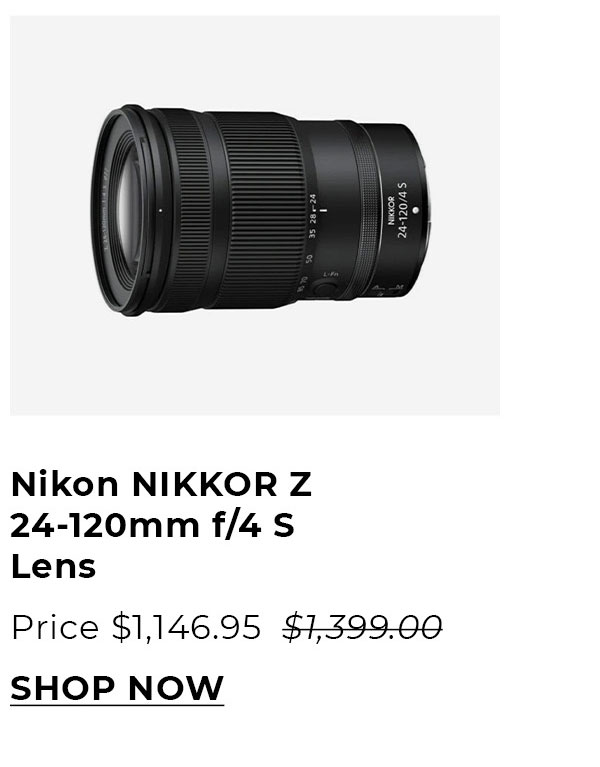 Nikon NIKKOR Z 24-120mm f/4 S Lens