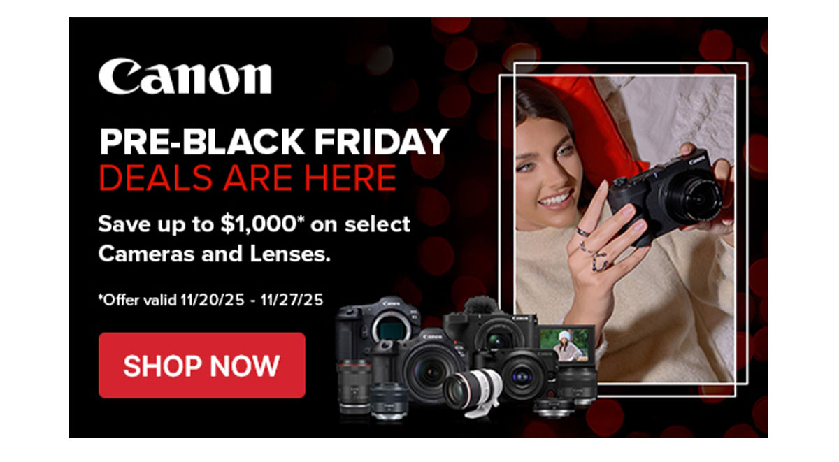 canon black friday deals up to $1000 off 