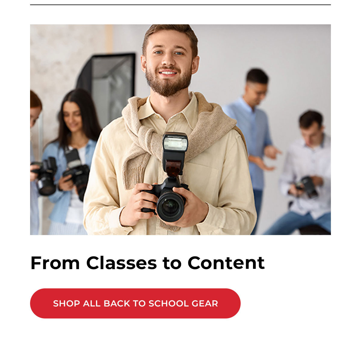 from classes to content shop all back to school gear