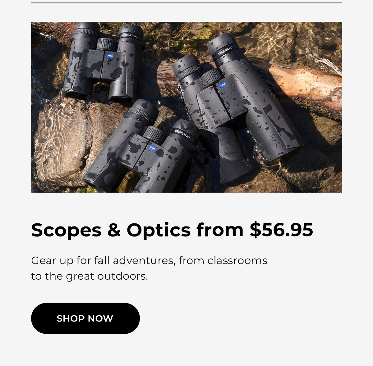 scopes and optics from $56.95