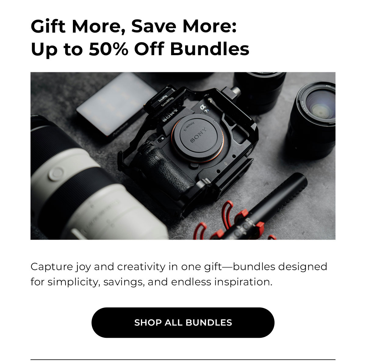 gift more save more up to 50% off bundles