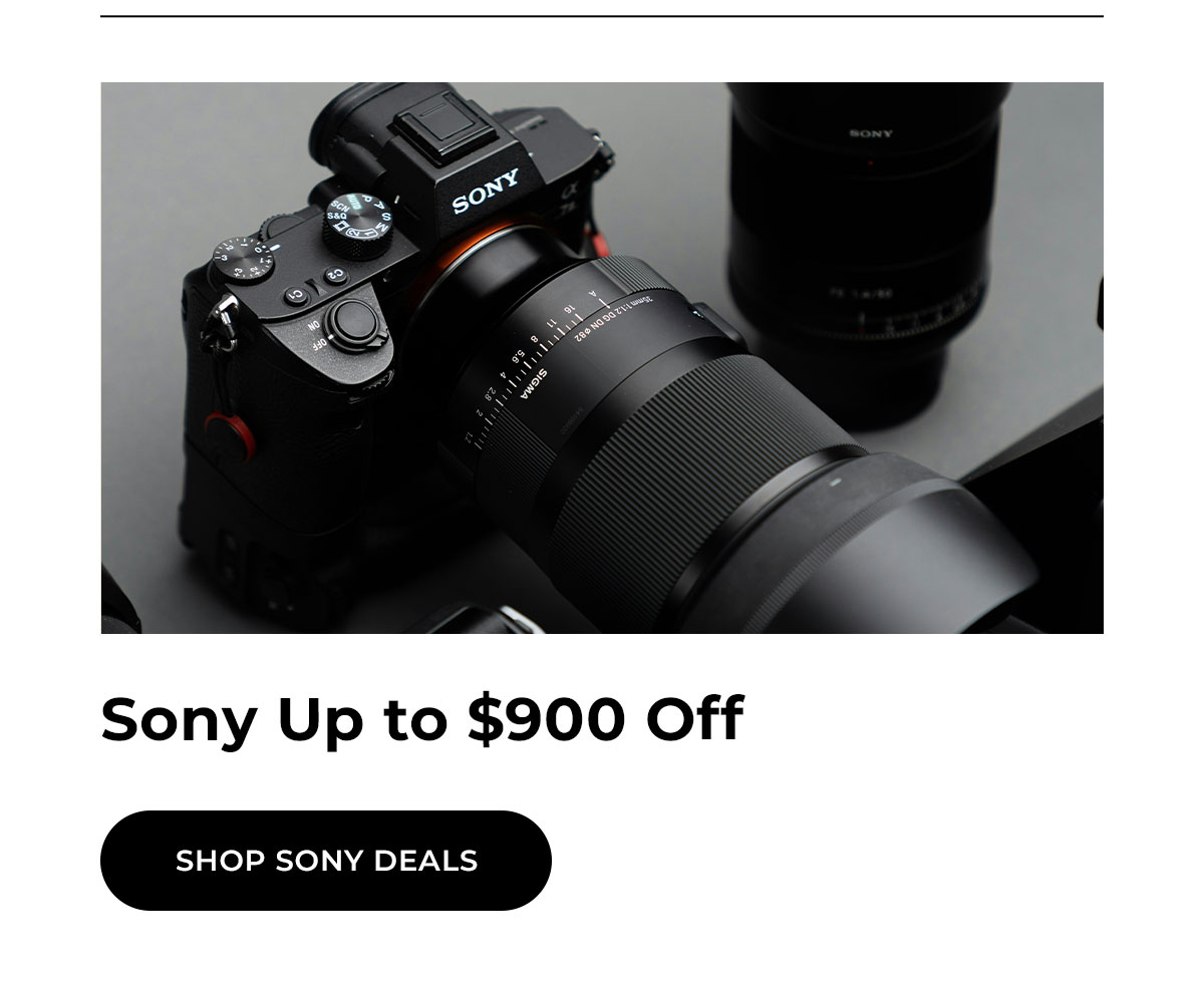 sony up to $900 off