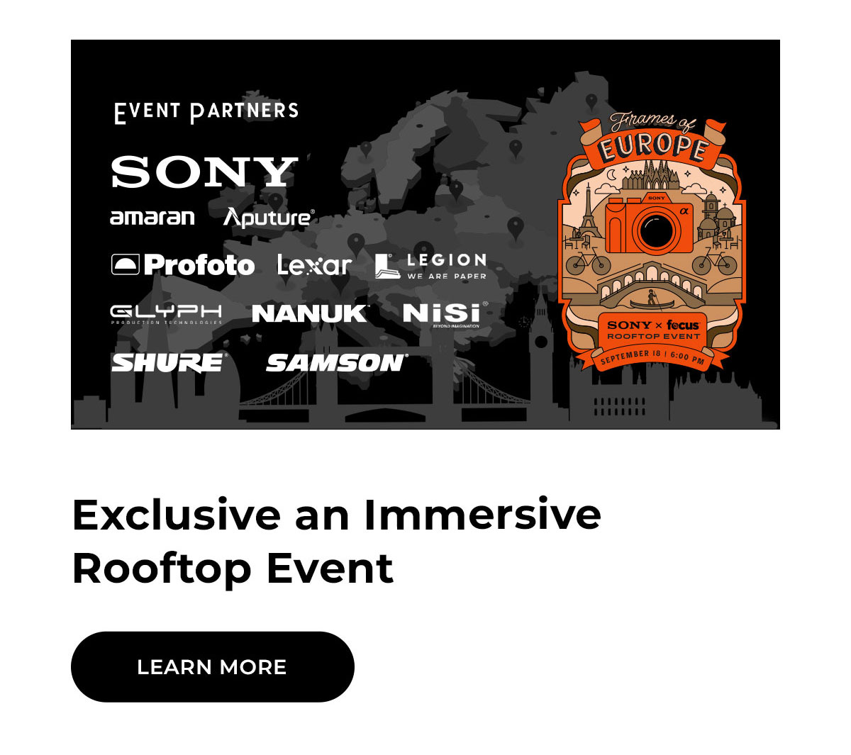 Exclusive sony Rooftop event get tickets now