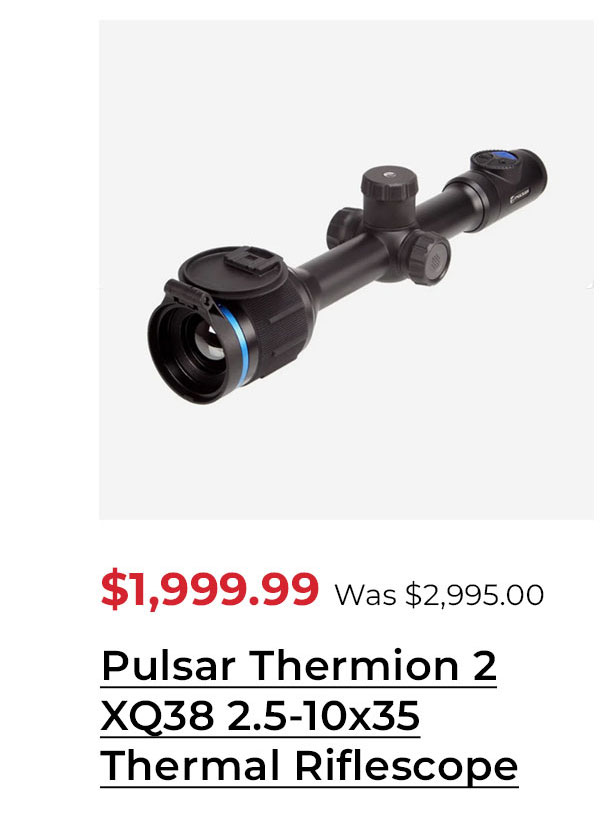 Pulsar Thermion 2 XQ38 2.5-10x35 Thermal Riflescope (Certified Refurbished)