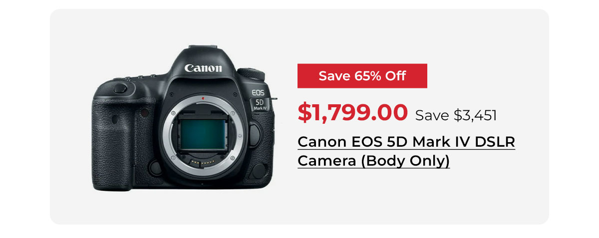 Canon EOS 5D Mark IV DSLR Camera (Body Only)