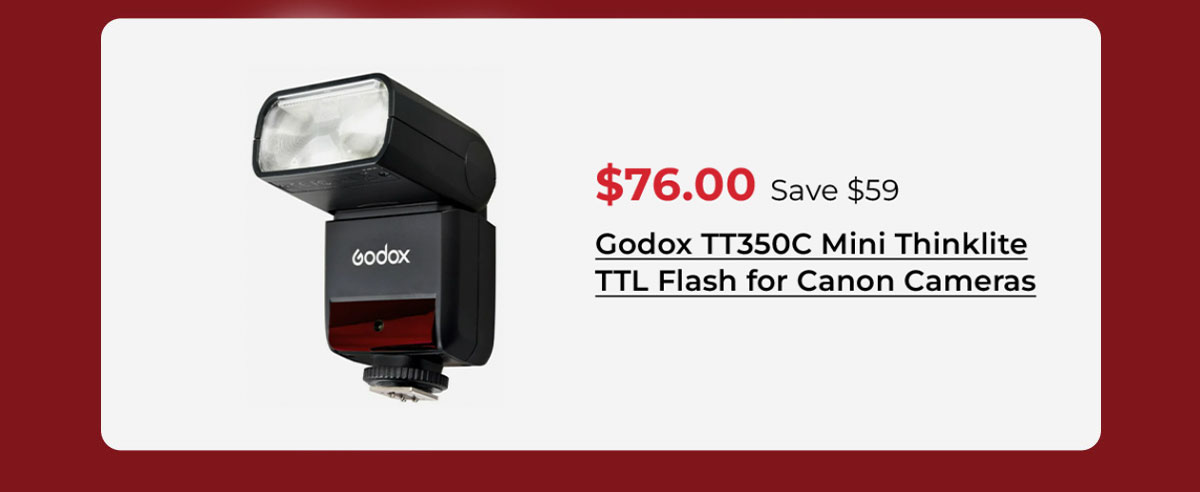 Godox TT350C Mini Thinklite TTL Flash for Canon Cameras