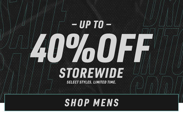 up to 40%OFF STOREWIDE