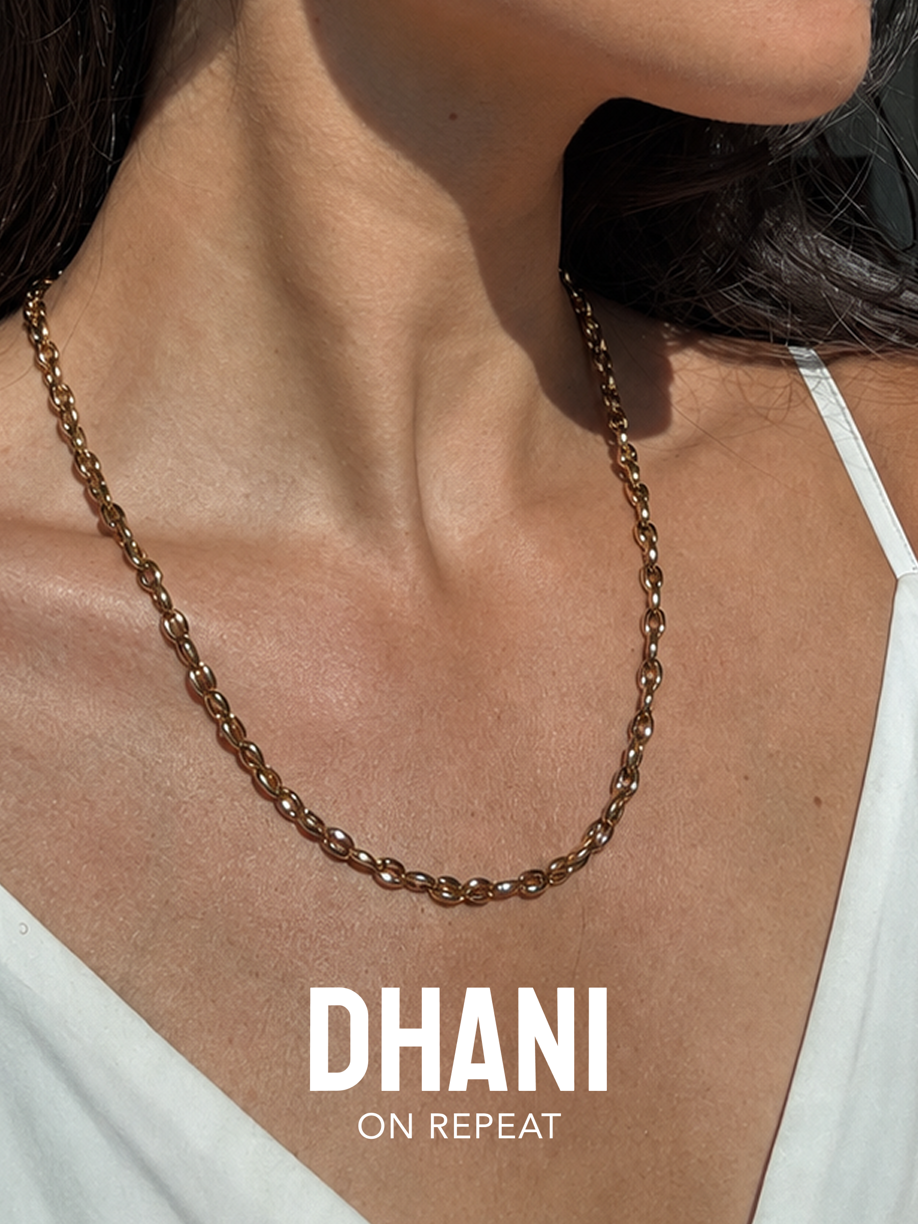 dhani necklace chain gold