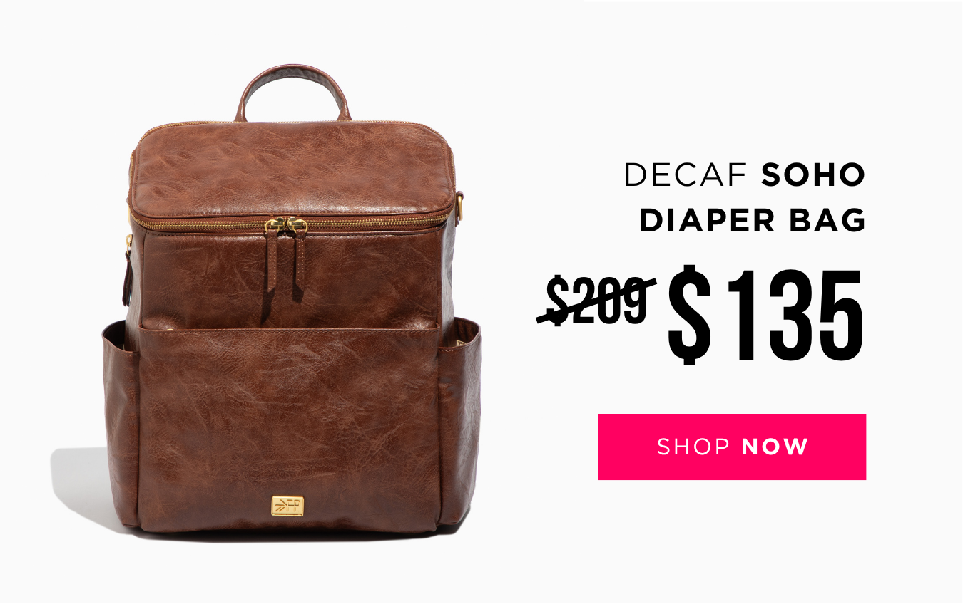 Decaf Soho Diaper Bag