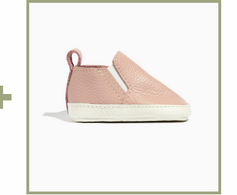 Blush Slip On Baby Shoe