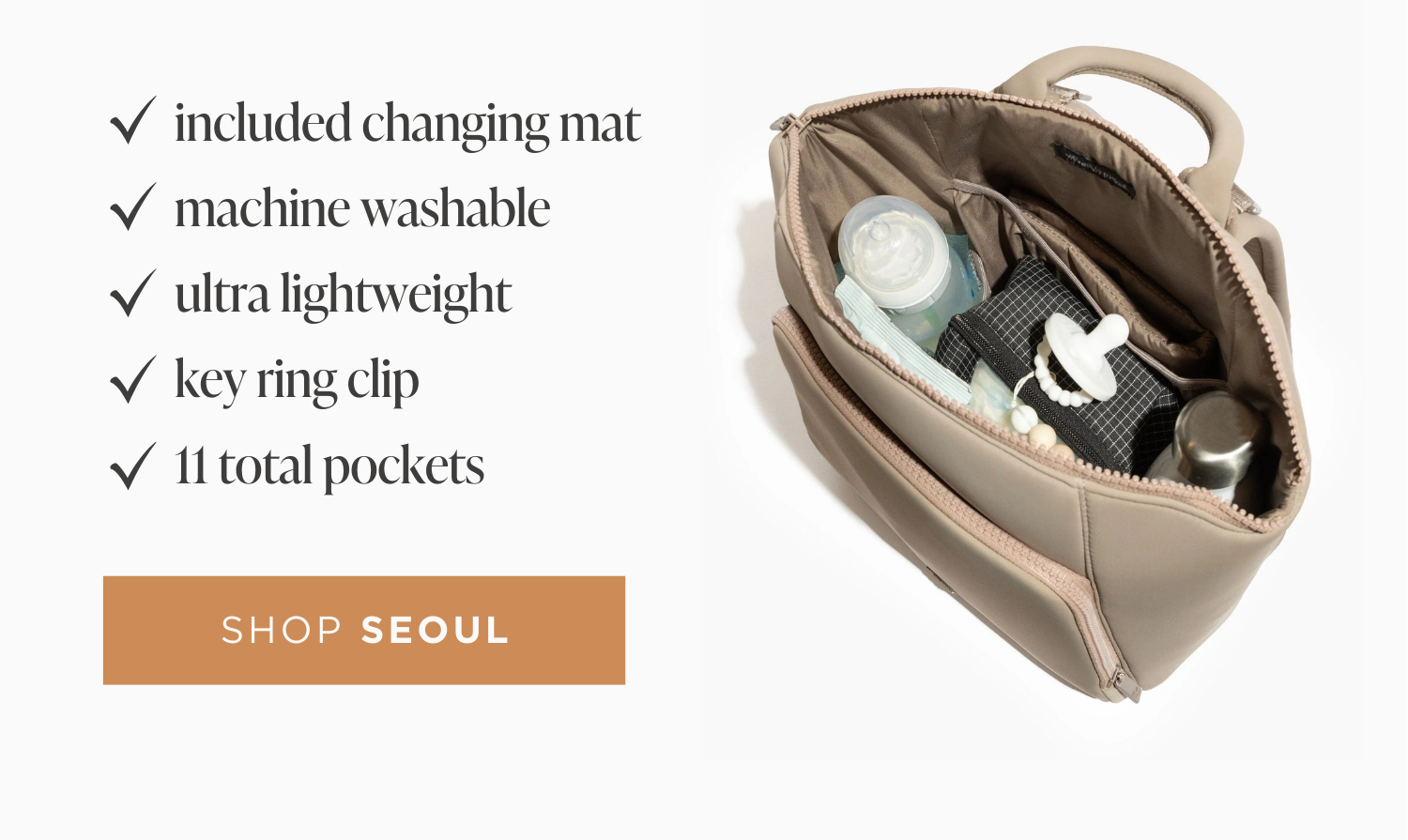Aspen Seoul Diaper Bag