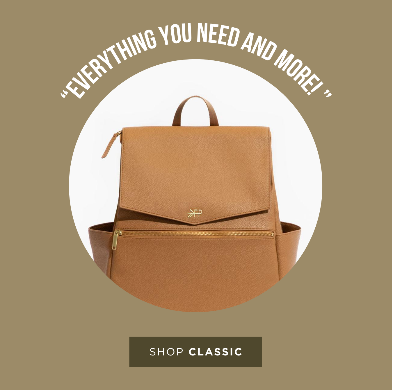 Butterscotch Classic Diaper bag