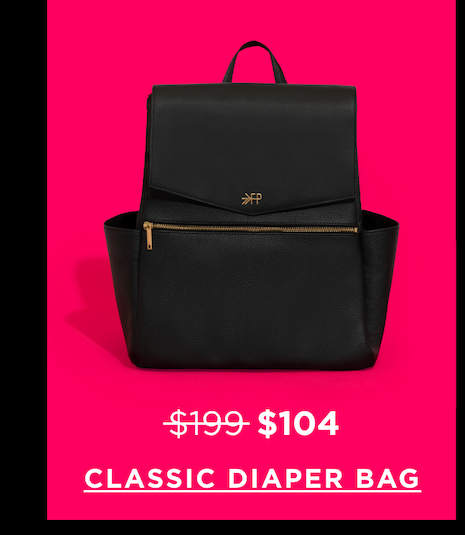 Ebony Classic Diaper Bag II