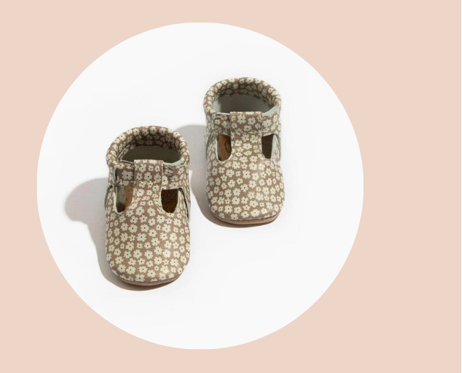 Dogwood T-bar baby shoe