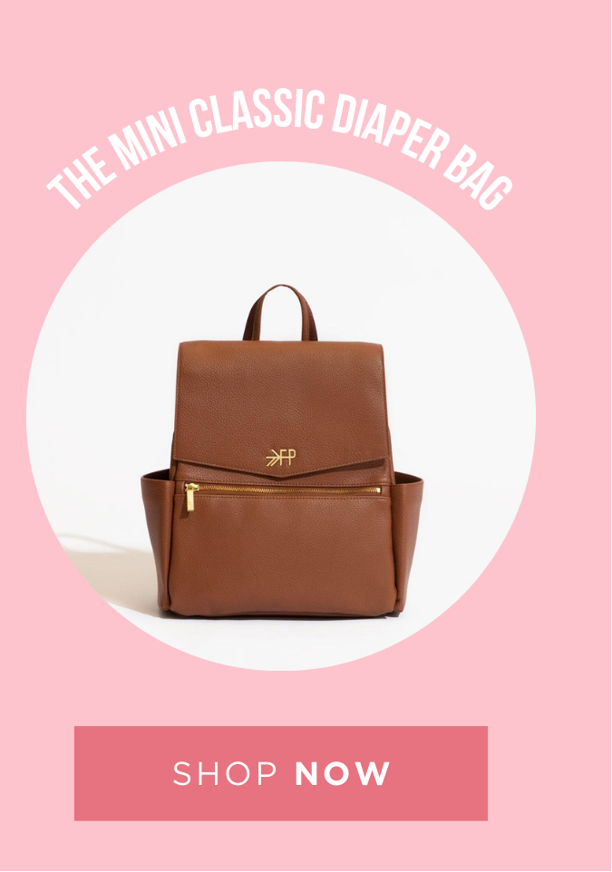 Cognac Mini Classic Diaper BAg
