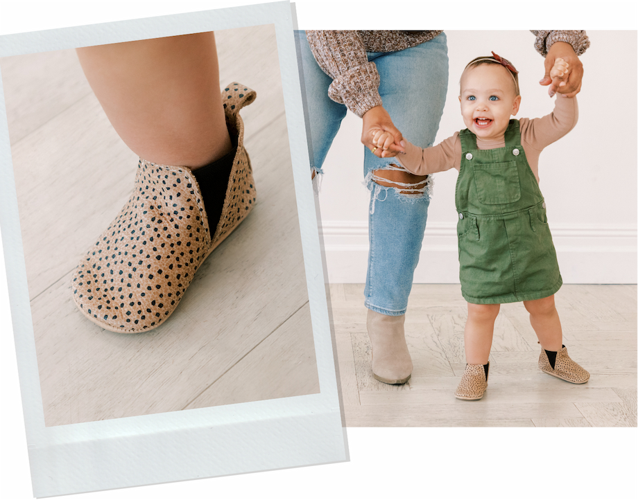 Almond Speckles Chelsea Boot Baby Shoe