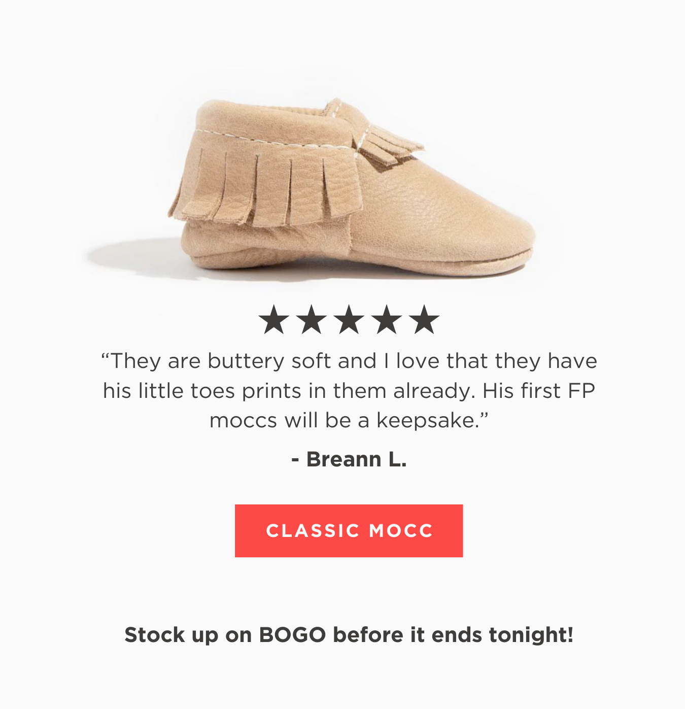 weathered Brown Moccasin Baby Shoe