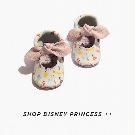 Princesses II Knotted Bow Baby Shoe