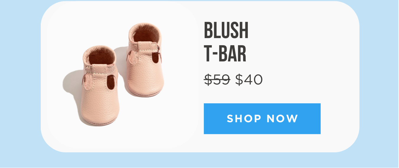 Blush T-Bar Baby Shoe