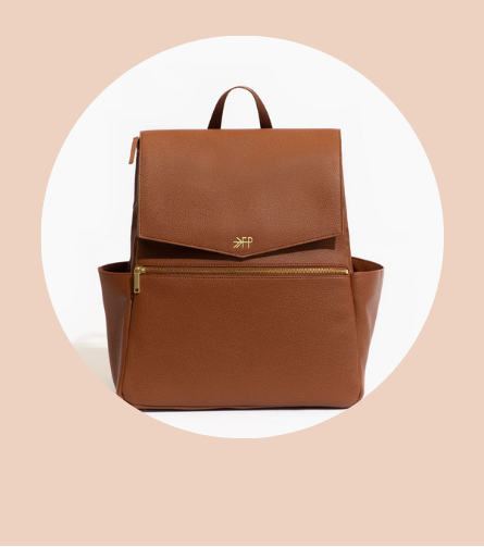 Cognac Classic Diaper Bag