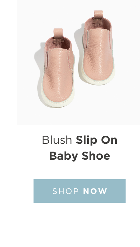 Blush Slip On Baby Shoe