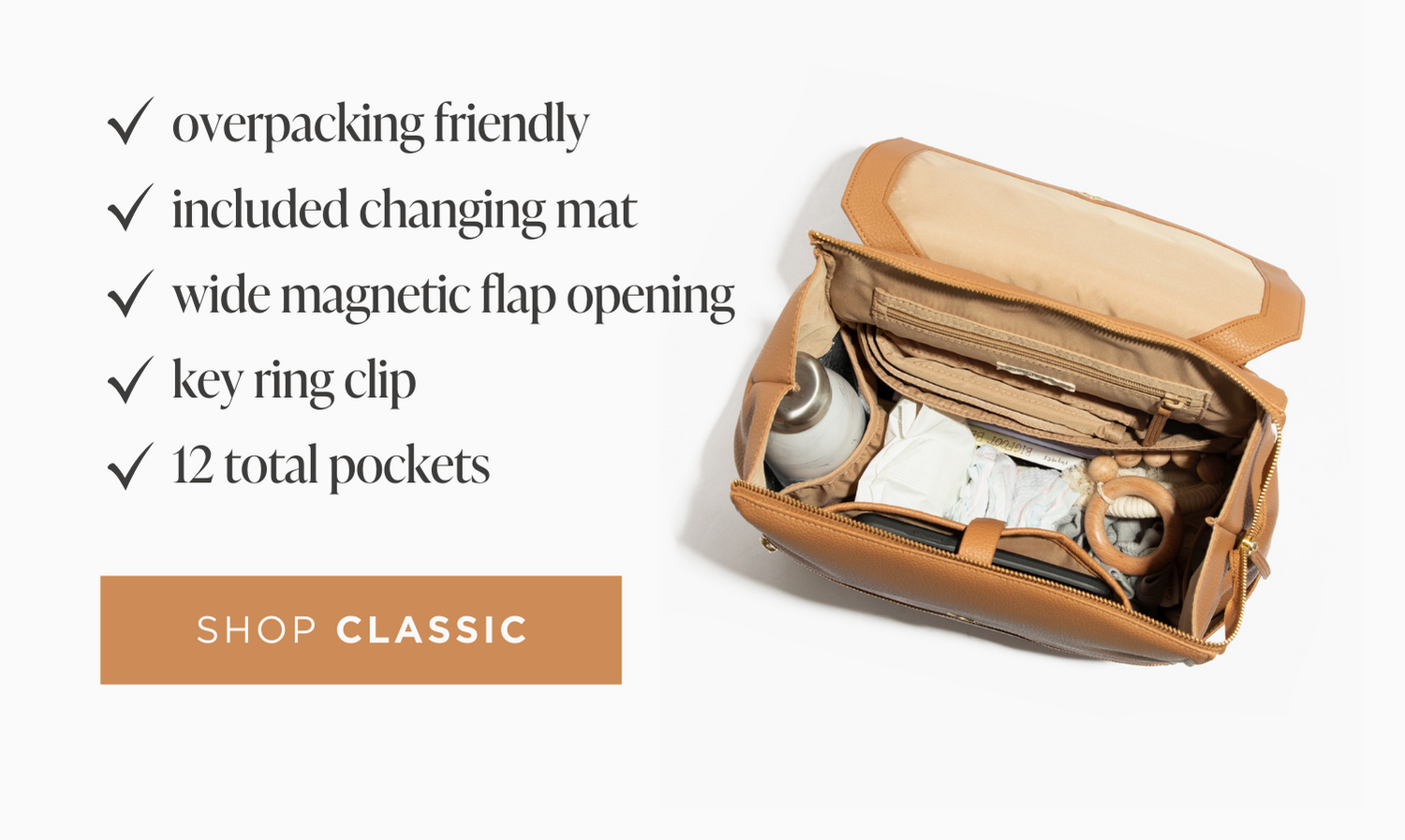 Butterscotch Classic Diaper Bag