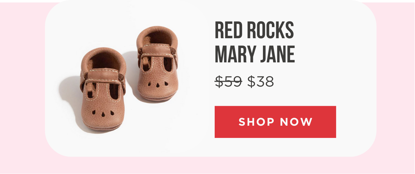 Red Rocks Mary Jane Baby Shoe