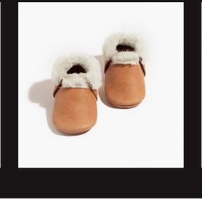 Zion Shearling Bow Baby Shoe