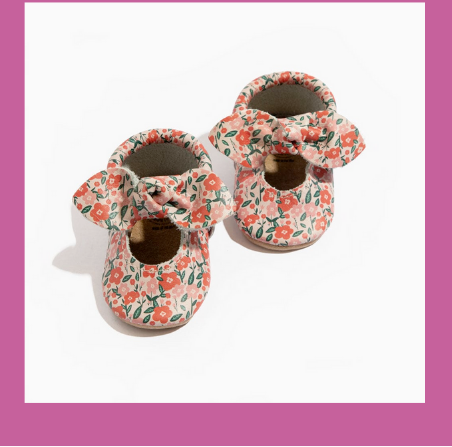 Bouquet Knotted Bow Baby Shoe
