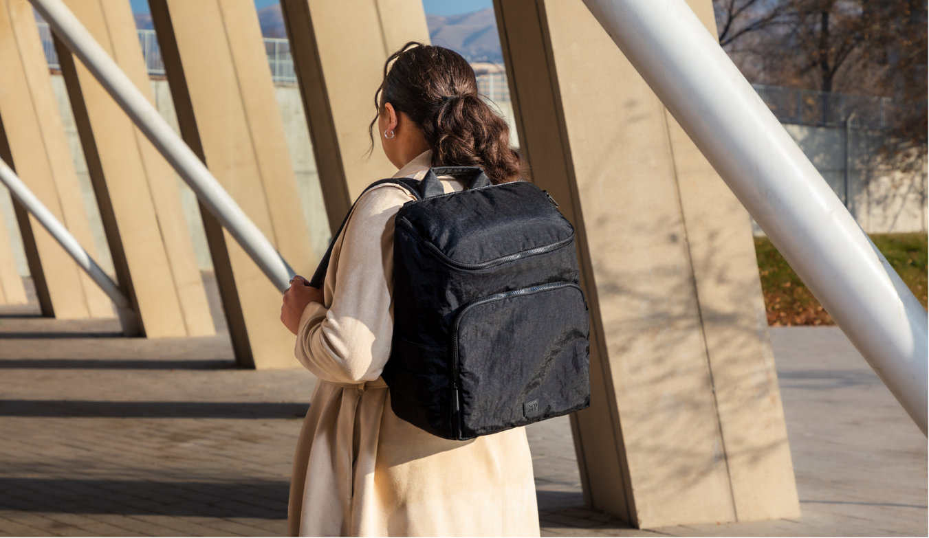 Ebony Zurich Diaper Bag