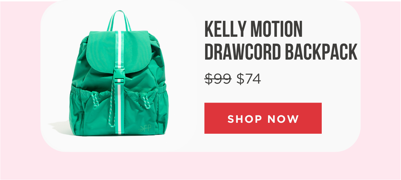 Kelly Motion Drawcord Backpack
