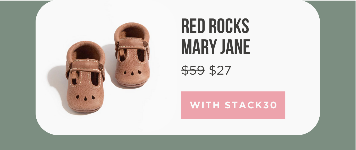 Red Rocks Mary Jane Baby Shoe